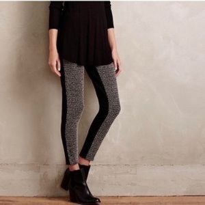 Lilka Anthropologie Skinny Leg Knit Pants Mid Rise